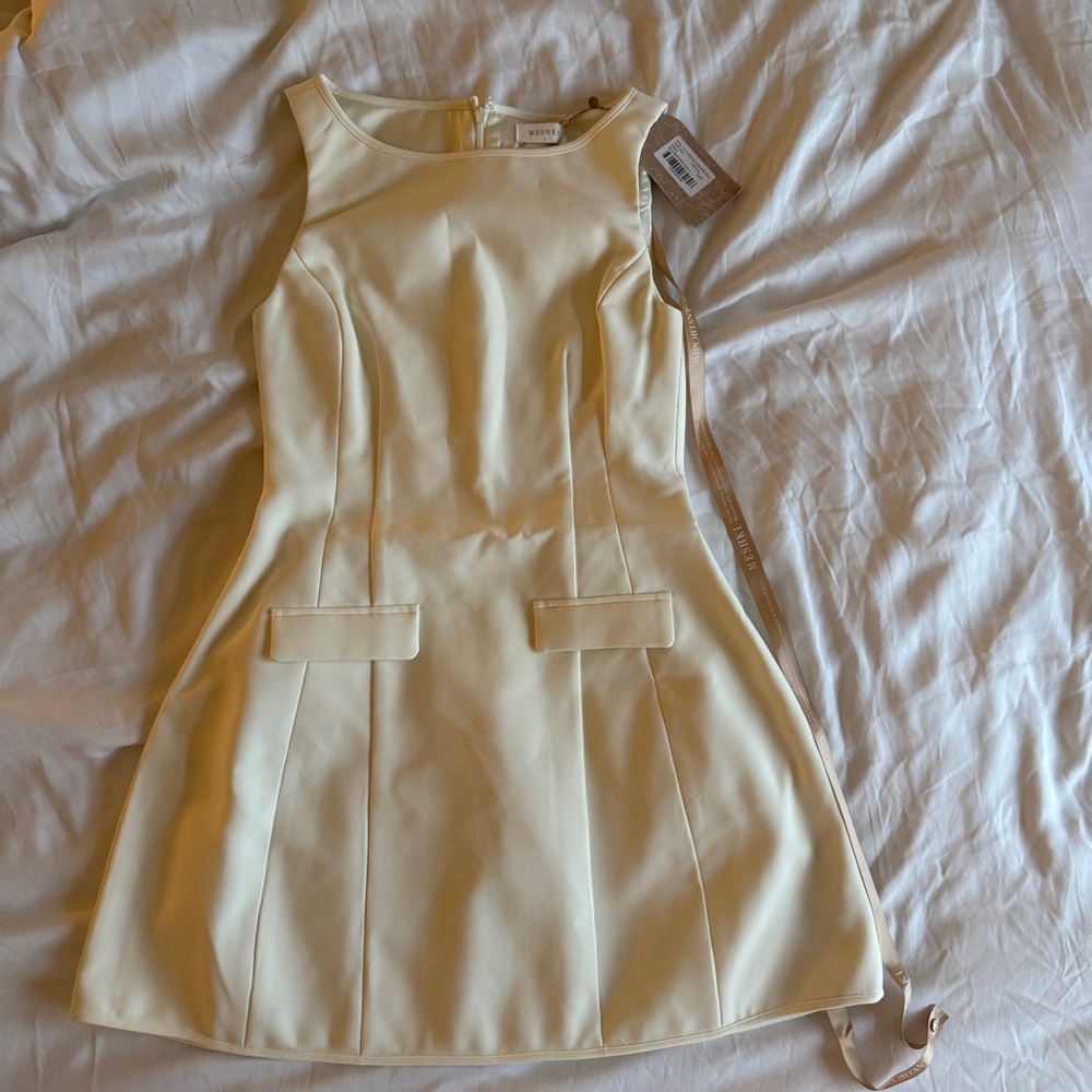 Meshki Evanna Dress in Ivory